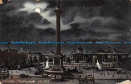 R095506 London. Trafalgar Square. By Night. Ducal. 1905 - Andere & Zonder Classificatie