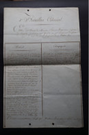 1807 Etat De Service1 Er Bataillon Colonial Capitaine BEAURAIN St DOMINGUE Cachet Autographes Lot 5 - Documents Historiques