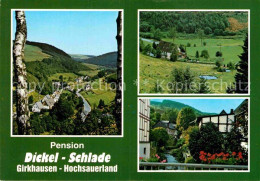 72899562 Girkhausen Bad Berleburg Pension Dickel Schlade Landschaftspanorama Par - Bad Berleburg