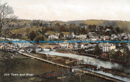 R095543 Usk Town And River. H. Dunning - Monde