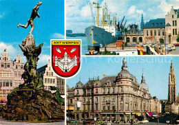 72899336 Antwerpen Anvers Hafen Denkmal Platz  - Antwerpen