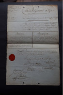 1807 Congé Du 110 Et 55 E Régiment D'infanterie Capitaine BEAURAIN Autographes Général De La Révolution Lot 4 - Historische Dokumente