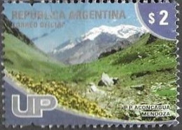 Argentina 2008 Definitives U.P. UP Tourism Aconcagua Mi. 3227C Used Cancelled Gestempelt Oblitéré - Usados