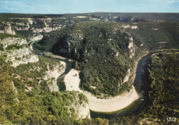 CPM - D1 - ARDECHE - ROUTE DES GORGES DE L'ARDECHE - BOUCLE DE LA CHATAIGNERAIE DEPUIS LE BELVEDERE DE GAUD - Other & Unclassified