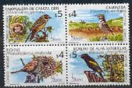 URUGUAY 2000 - Espana 2000 - Oiseaux - Birds - Se Tenant - Songbirds & Tree Dwellers