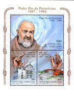 VATICAN 1998 - Père Pietro De Pietrelcina - BF - Blocs & Hojas