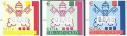 VATICAN 2004 - Automates - Clés Et Tiare - 3 V. - Unused Stamps