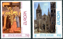 VATICAN 1993 - Europa : Tableaux De Casorati Et Utrillo - 2 V. - Ungebraucht