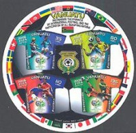 VANUATU 2006 - Coupe Du Monde FIFA - Allemagne 2006 - 4 V. Adhésif - Vanuatu (1980-...)