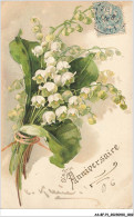 AS#BFP1-0592 - ILLUSTRATEUR C. Klein - Anniversaire - Muguet - Carte Gaufrée - Klein, Catharina