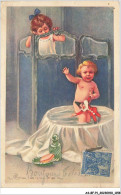 AS#BFP1-0580 - ILLUSTRATEUR E. Colombo - Enfants, Dont Un Dans Un Bain - Colombo, E.