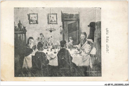 AS#BFP1-0563 - RELIGION - Judaïca - Famille à Un Repas - Giudaismo