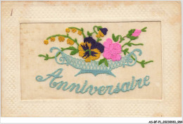 AS#BFP1-0493 - FANTAISIE - BRODEE - Anniversaire - Brodées