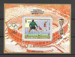 Ajman 1970 Football - World Cup MEXICO MS MNH - Adschman