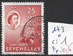 SEYCHELLES 173 Oblitéré Côte 1 € - Seychellen (...-1976)