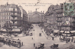 La Gare Du Nord : Vue Extérieure - Métro Parisien, Gares