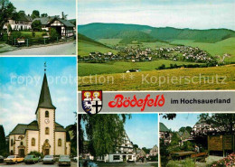 72899142 Boedefeld Panorama Kirche Fachwerkhaeuser Boedefeld - Schmallenberg