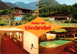 72899056 Erpfendorf Ferienhotel Laerchenhof Frei Und Hallenbad Kirchdorf In Tiro - Altri & Non Classificati