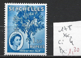 SEYCHELLES 178 ** Côte 4 € - Seychellen (...-1976)