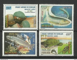 Senegal  2003 Rare Marine Fauna, Fish,Turtles,Crabs  Set  MNH - Vie Marine