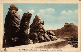 CPA AK Tabarka Les Aiguilles Et Le Fort De L'Ile TUNISIA (1405176) - Tunisie