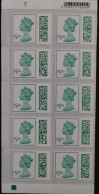 S.G.V4840~CYLINDER BLOCK OF 10 X £5.00p NEW BARCODED  MACHIN DEFINITIVE UNFOLDED & NHM #02937 - Série 'Machin'