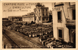 CPA AK Sfax Quai Du Commerce Exportation Des Olives TUNISIA (1405124) - Tunisie