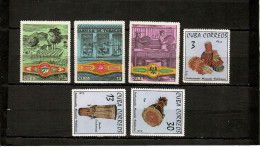 Cuba  1970-72  .-   Y&T  Nº   1414/16-1618/20       ** - Nuevos