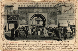 CPA AK Tunis Porte De France TUNISIA (1405035) - Tunisia