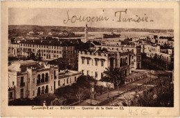 CPA AK Bizerte Quartier De La Gare TUNISIA (1405029) - Tunisia