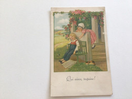 Carte Postale Ancienne Qui Aime, Taquine ! - Szenen & Landschaften