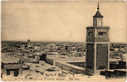 CPA AK Tunis Minaret De La Grande Mosquee TUNISIA (1404984) - Tunisia