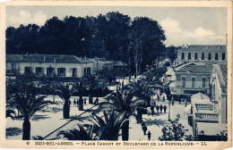 CPA AK Sidi Bel Abbes Place Carnot Boulevard De La Republique TUNISIA (1404927) - Túnez