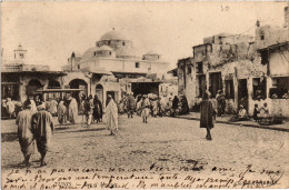 CPA AK Tunis Rue Et Mosquee TUNISIA (1404908) - Tunesien