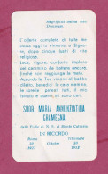 Luttino- SuorMaria Annunziatina Gramegna, Delle Figlie Di N.S. Al Monte Calvario. In Ricordo- - Obituary Notices