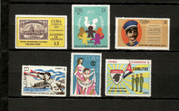 Cuba  1970-72  .-   Y&T  Nº   1467-1486-1494-1506-1539-1555       ** - Ongebruikt