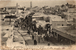 CPA AK Kairouan Vue Generale De La Rue Saussier TUNISIA (1404894) - Tunesien