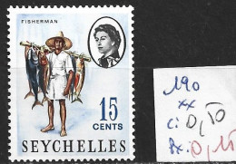 SEYCHELLES 190 ** Côte 0.50 € - Seychellen (...-1976)