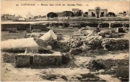 CPA AK Carthage Ruines Dans L'Ilot Des Anciens Ports TUNISIA (1404842) - Tunesien