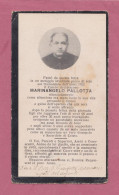 Luttino, Mourning Card- Arcidiacono Marinangelo Pallotta,1922. Dim. 123x 70mm - Obituary Notices