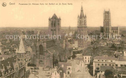 72898560 Gent Gand Flandre Panorama St. Niklaas Kerk St. Bavo Kerk  - Gent