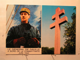 Colombey Les Deux Eglises - Mémorial érigé à La Mémoire Du Gal De Gaulle - Gal De Gaulle à Bord De La Combattante - Colombey Les Deux Eglises
