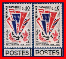 POSTFS Sur XXème Anniversaire De La Victoire Yvert N° 1450c + 1450 N** MNH - Pétouille - SCAN SCONTRACTUEL - SANSURPRISE - Ongebruikt