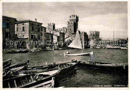 72898450 Sirmione Lago Di Garda Hafen Und Schloss Sirmione Lago Di Garda - Andere & Zonder Classificatie