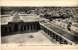 CPA AK Kairouan Cour De La Grande Mosquee TUNISIA (1405438) - Tunisia