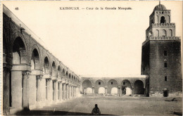 CPA AK Kairouan Cour De La Grande Mosquee TUNISIA (1405429) - Tunisia