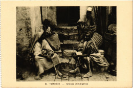 CPA AK Groupe D'indigenes TUNISIA (1405395) - Tunisie