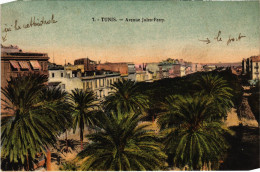 CPA AK Tunis Avenue Jules Ferry TUNISIA (1405358) - Tunesië