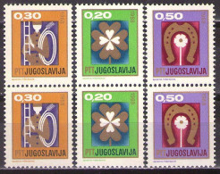 Yugoslavia 1967 - New Year Set I - Mi 1254-1256 - MNH**VF - Nuevos