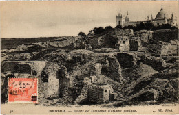 CPA AK Carthage Ruines De Tombeaux D'origine Punique TUNISIA (1405340) - Tunisie